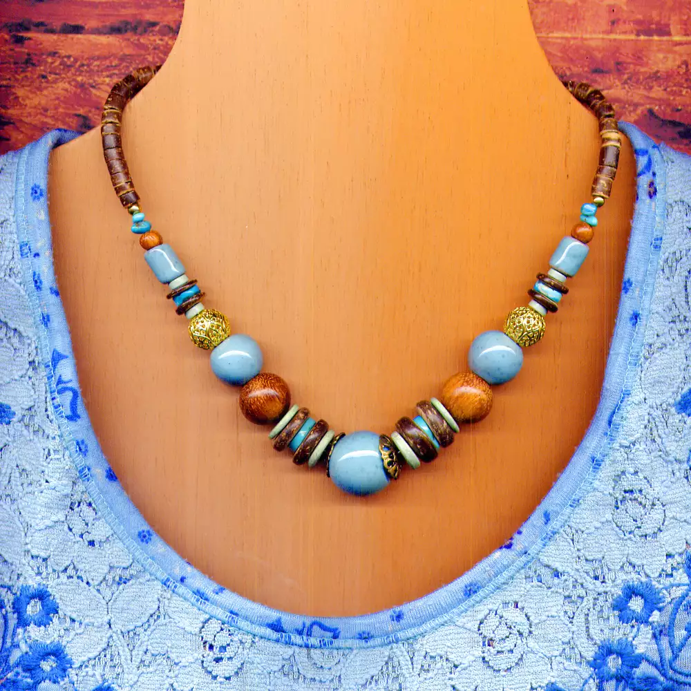 collier iriss doré